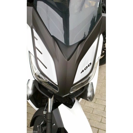 2 ADESIVI 3D PROTEZIONI FRONTALE compatibili per X MAX 400 YAMAHA XMAX 400 2013-2016